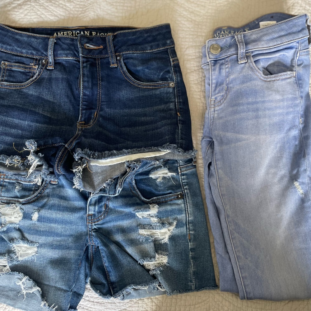 Lot of American Eagle Jean Shorts/Jean size 4